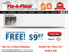Tablet Screenshot of fixafloorworldwide.com